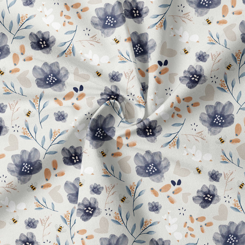 0.5m BIO French Terry Lolla Flowers *STOFFÜBERSICHT*