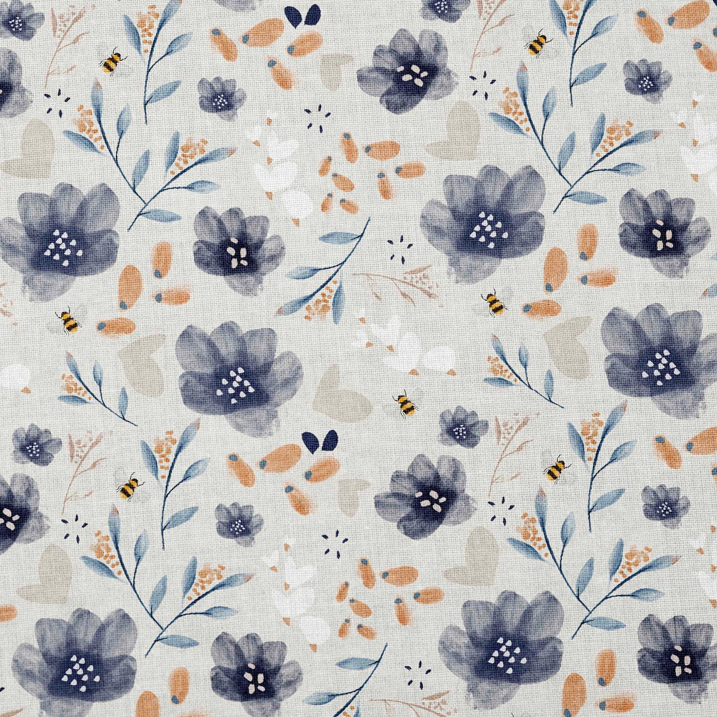 0.5m Baumwolle Lolla Flowers