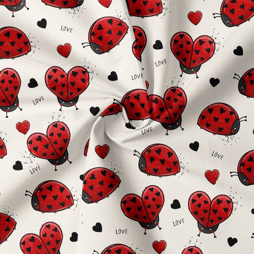 0.5m BIO French Terry Love Bugs