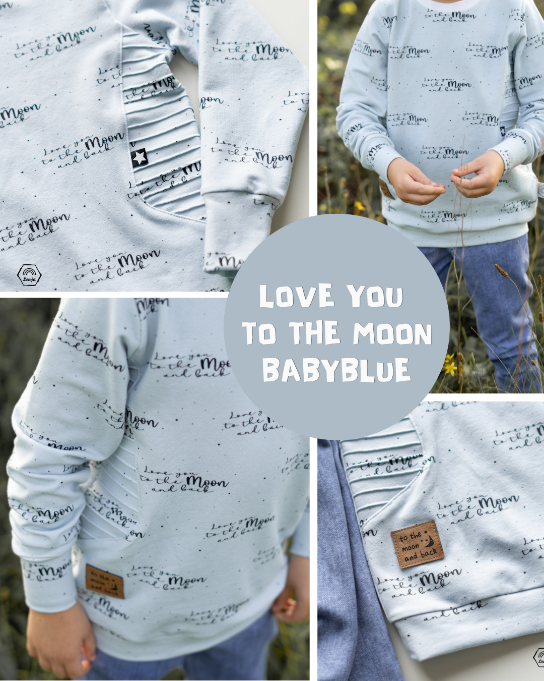Love you to the Moon babyblue *VORBESTELLUNG WHOLESALE*