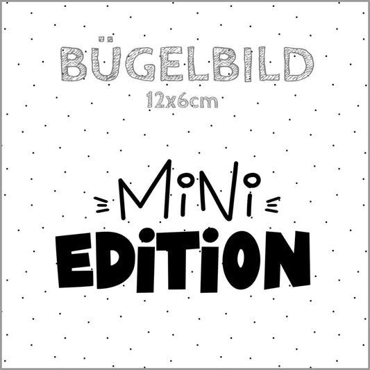 Bügelbild Mini Edition | 12x6cm