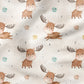 0.5m BIO French Terry Playful Moose