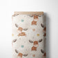 0.5m BIO French Terry Playful Moose