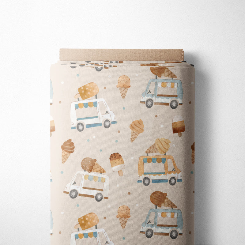 0.5m BIO French Terry Eis toffee *STOFFÜBERSICHT*