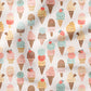 0.5m Bademodestoff Icecream summer