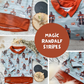 0.5m BIO French Terry Magic Randalf stripes *VORBESTELLUNG*