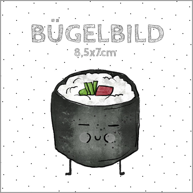 Bügelbild Maki | 8,5x7cm