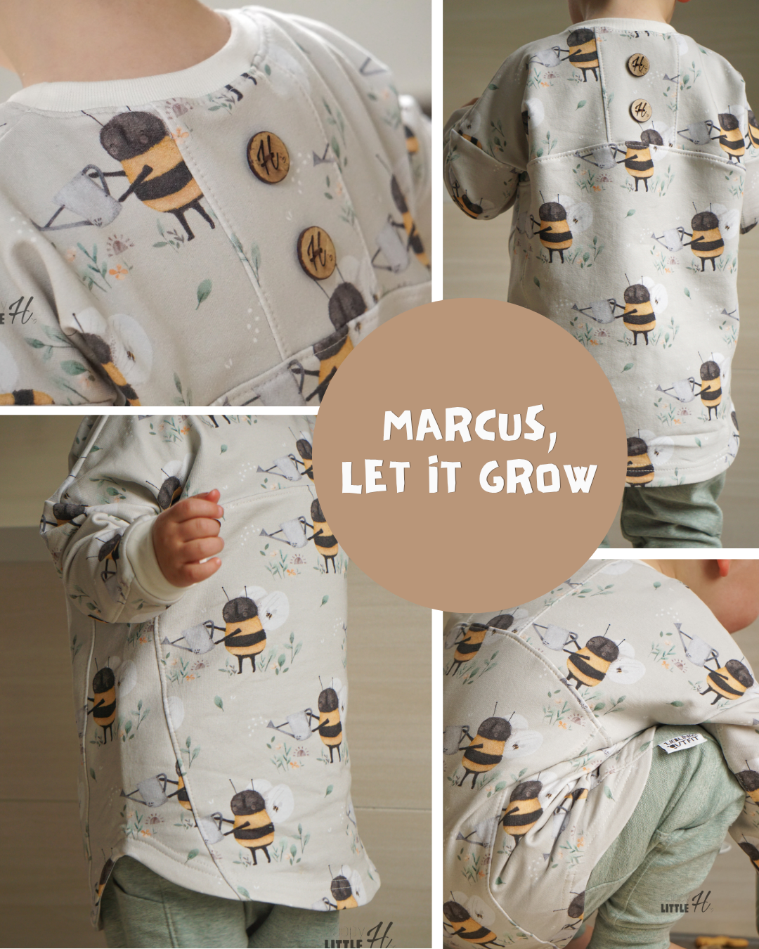 0.5m BIO French Terry Marcus, let it grow! *VORBESTELLUNG*