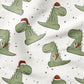 0.5m French Terry Merry Rex-Mas natur