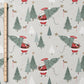 0.5m BIO French Terry Merry Christmas Santa