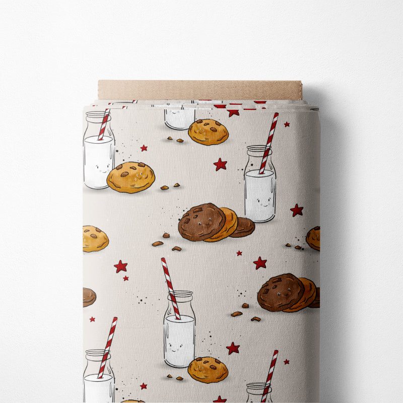 RESTSTÜCK 55cm BIO French Terry Milk and Cookies