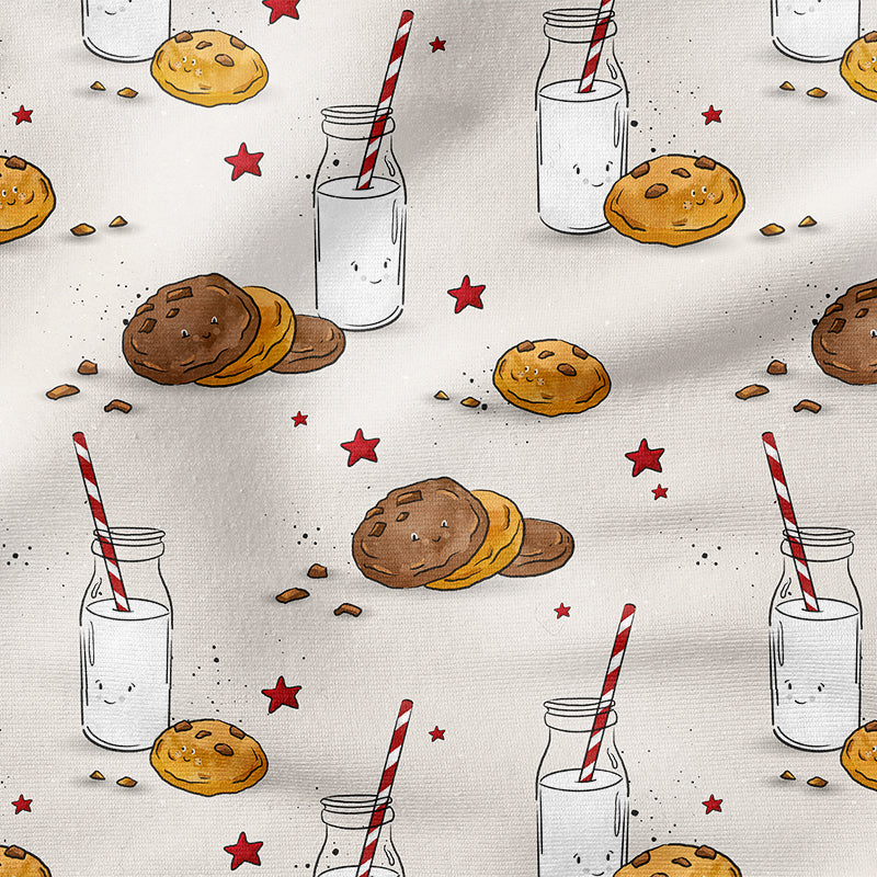 RESTSTÜCK 55cm BIO French Terry Milk and Cookies
