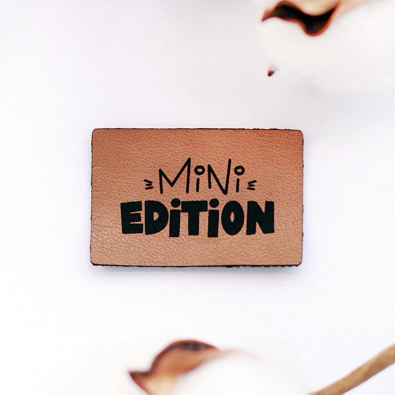 Kunstlederlabel Mini Editon | 1 Stück