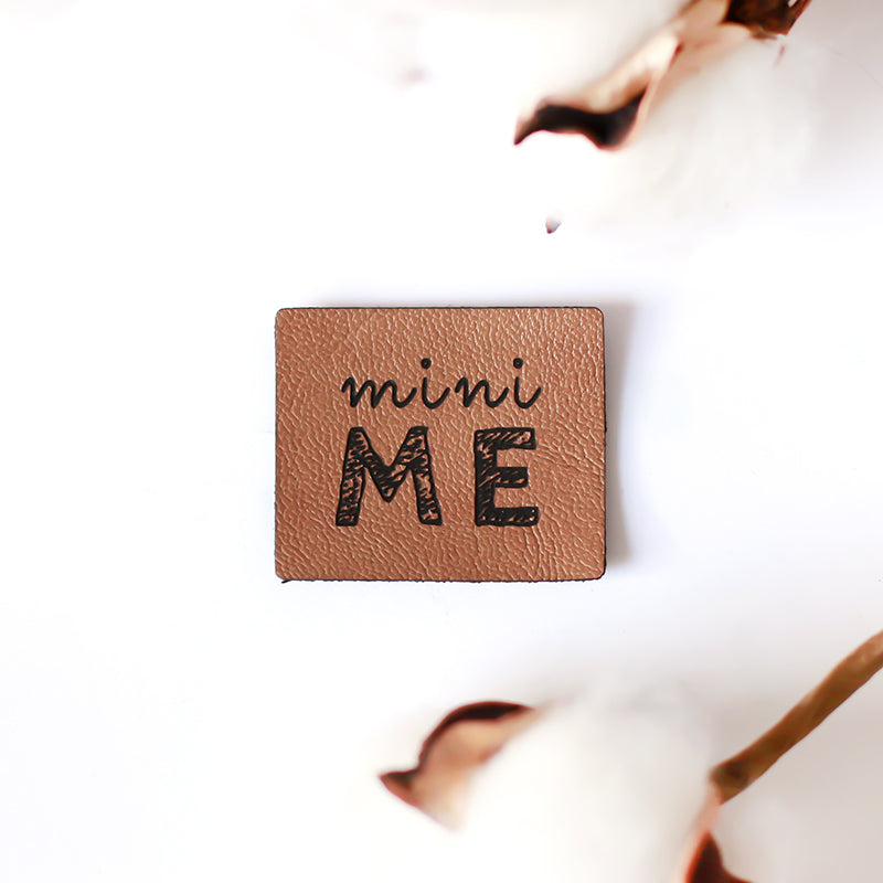 Kunstlederlabel Mini Me | 1 Stück