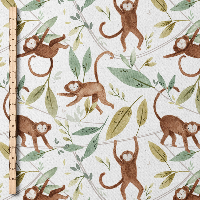 0.5m BIO French Terry Monkey salt *VORBESTELLUNG*