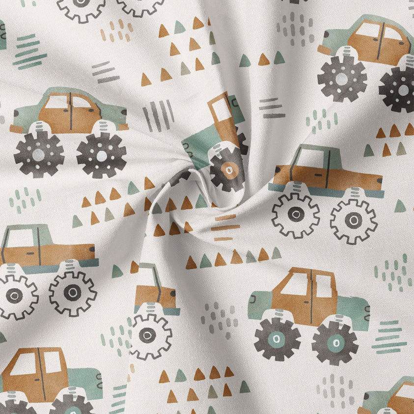 0.5m BIO French Terry Monster Truck cream