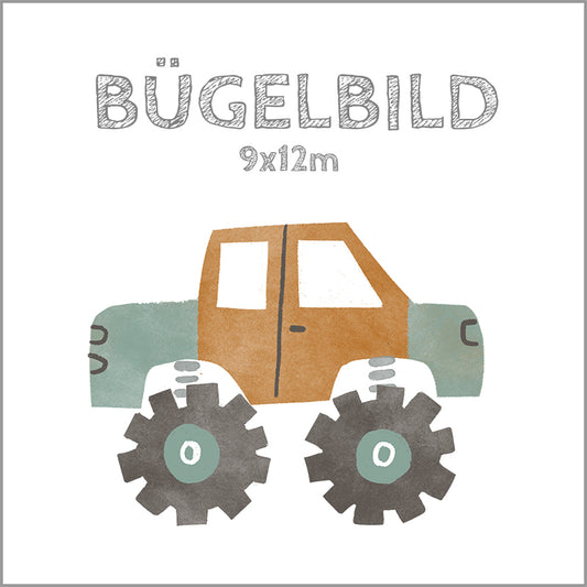 Bügelbild Monster Truck | 9x12cm