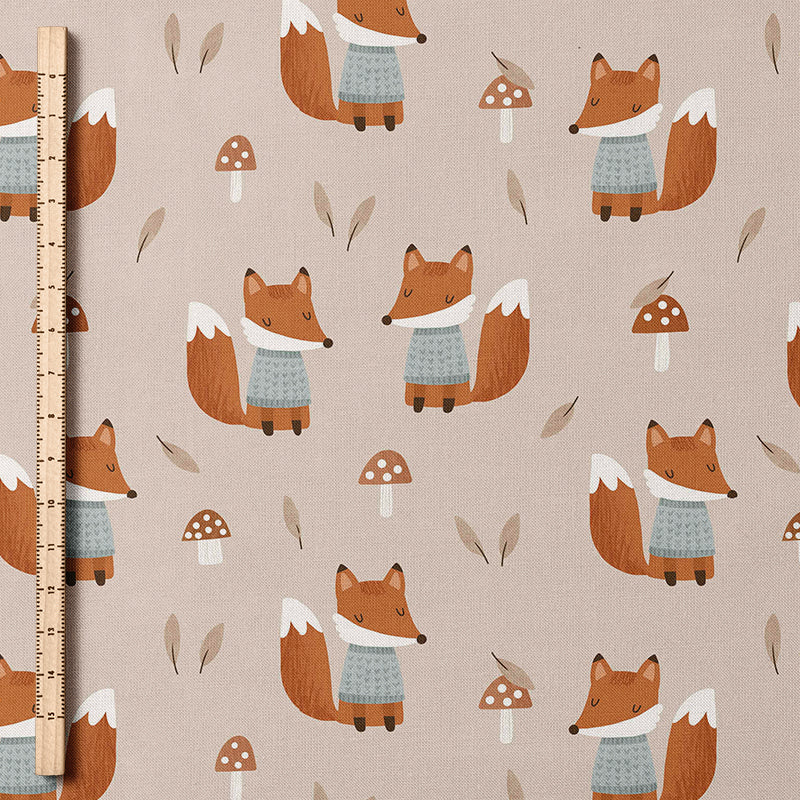 0.5m BIO French Terry Mr. Fox *STOFFÜBERSICHT*
