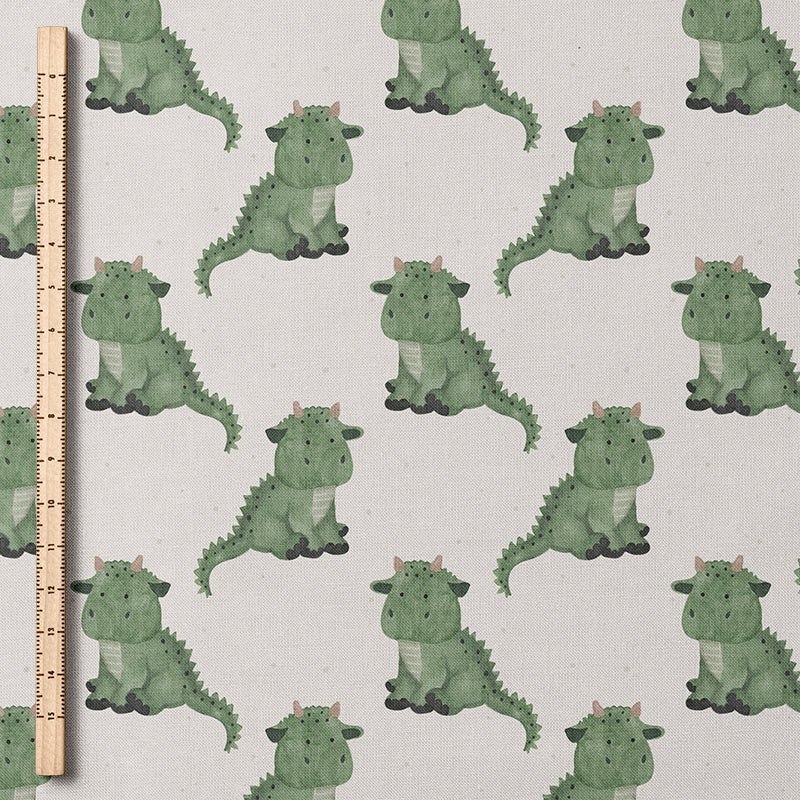 0.5m BIO French Terry Kleiner Drache Onni