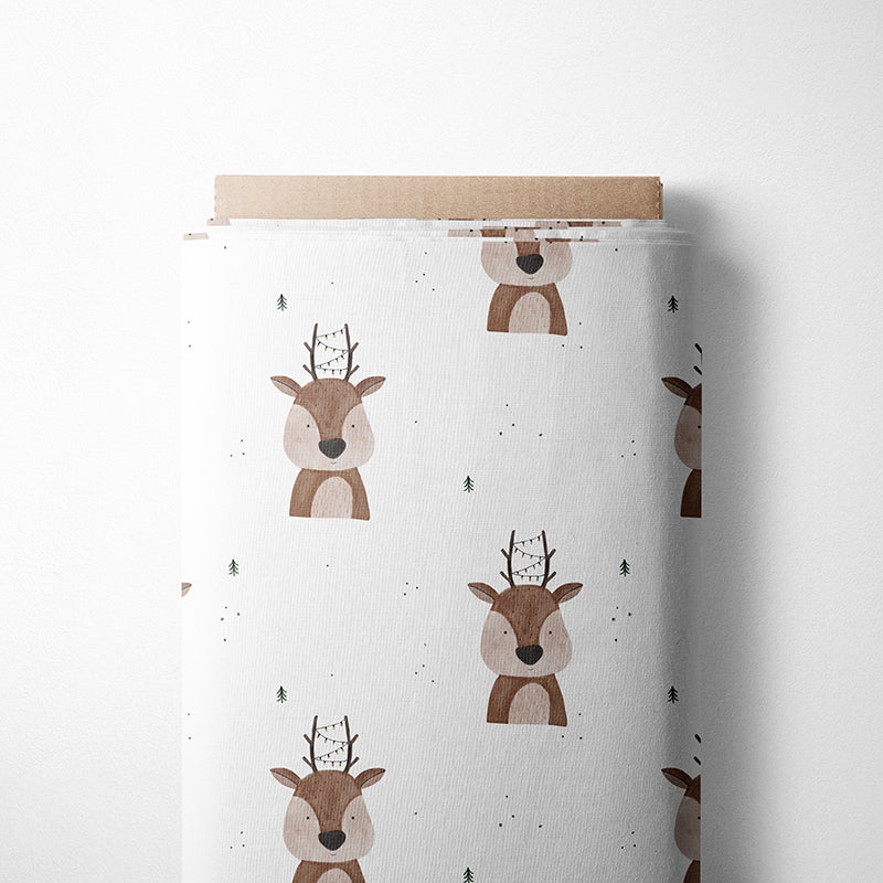 0.5m BIO French Terry Oh Christmas Deer *STOFFÜBERSICHT*