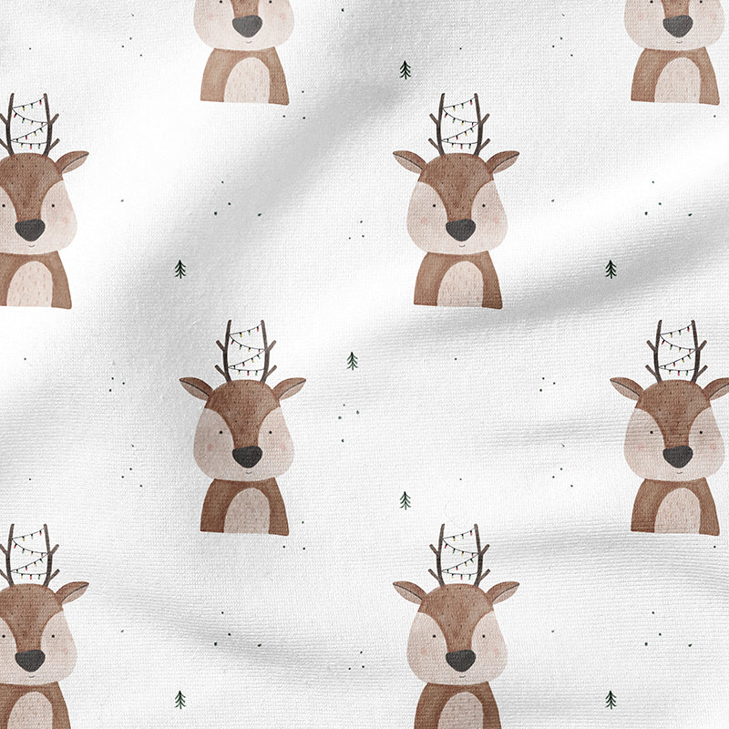 0.5m BIO French Terry Oh Christmas Deer *STOFFÜBERSICHT*
