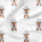 RESTSTÜCK 100cm BIO French Terry Oh Christmas Deer
