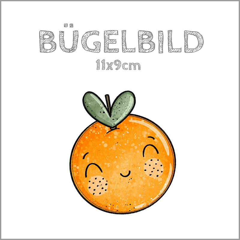 Bügelbild Orangiii | 11x9cm