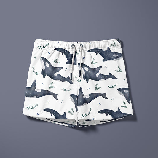 0.5m Bademodestoff Orca Otto