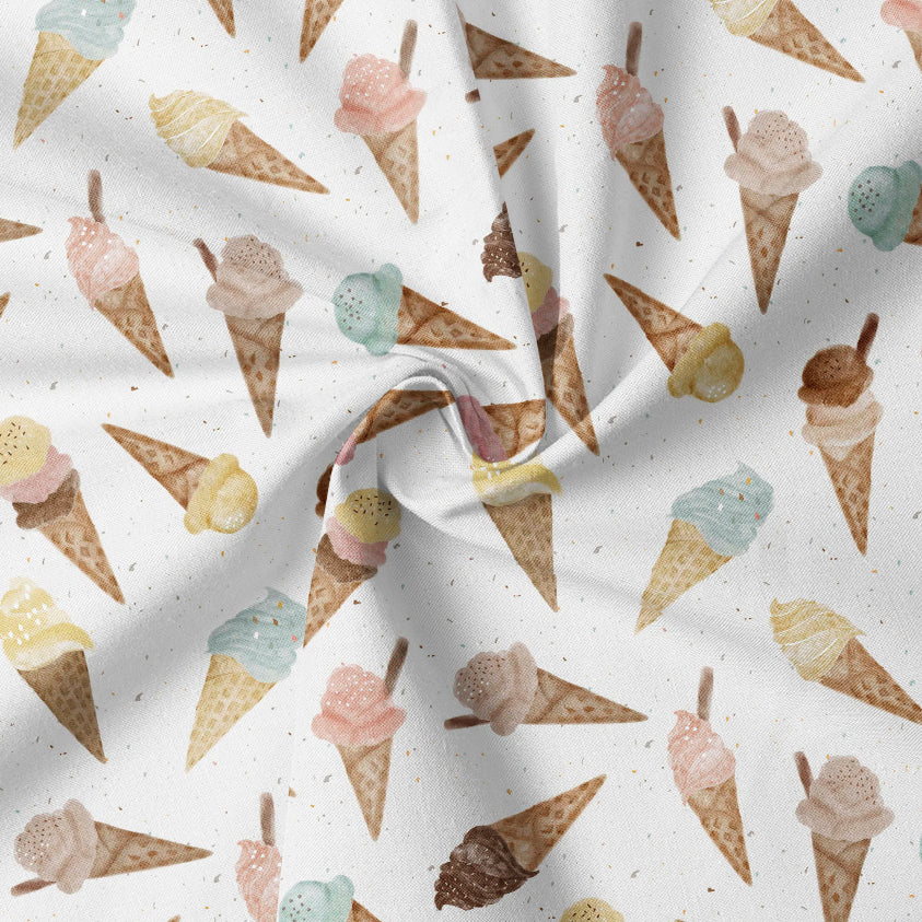 0.5m Biojersey Parlour Icecream ecru