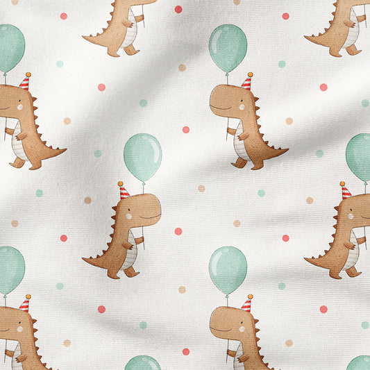 0.5m BIO French Terry Party-Dino