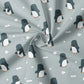 0.5m BIO French Terry Pinguin french blue