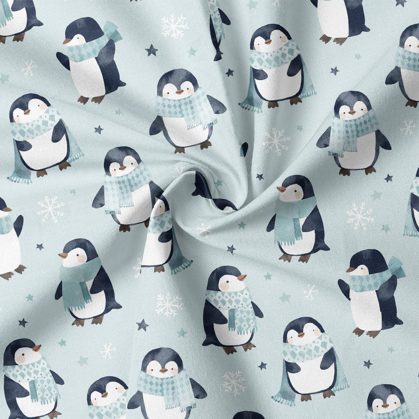 0.5m BIO French Terry Pinguin ice