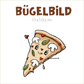 Bügelbild Pizza: Champignon | 11x10cm