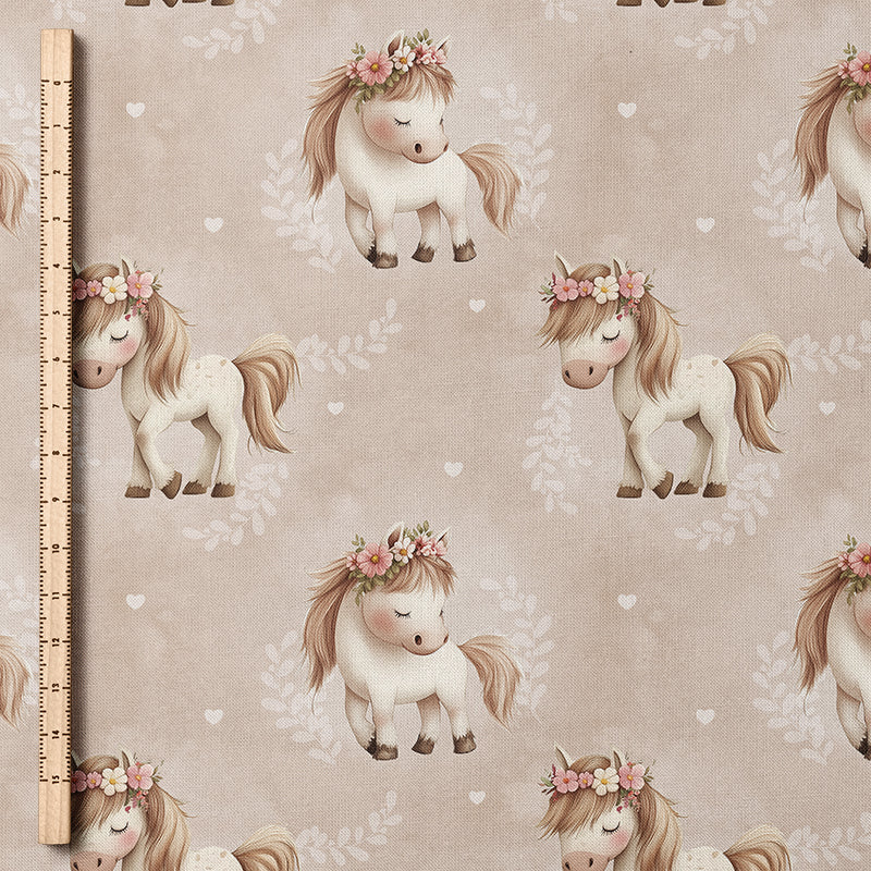 0.5m BIO French Terry Pony Rosalie *VORBESTELLUNG - Lieferzeit 4-6 Wochen*