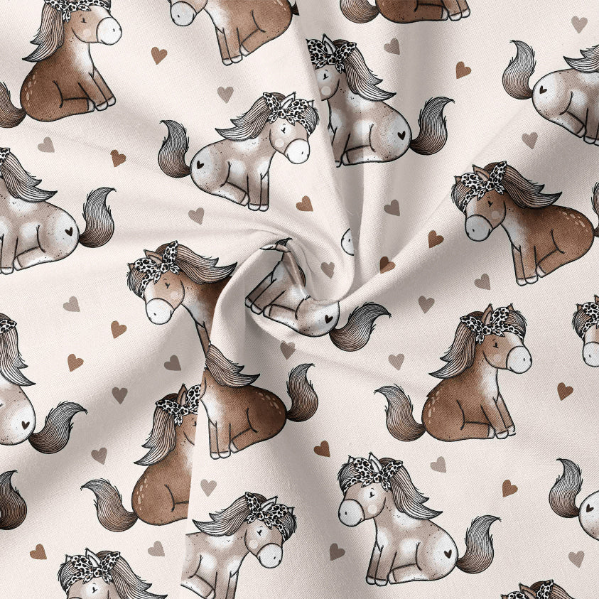 0.5m BIO French Terry Ponyherz