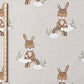 0.5m BIO French Terry Rainbow Rabbit