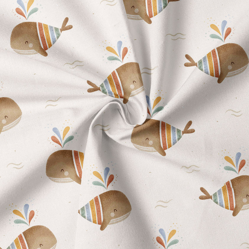 0.5m Biojersey Regenbogen-Wal