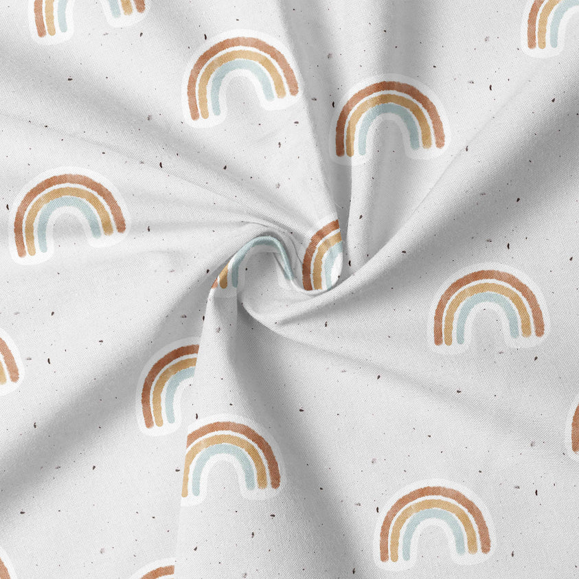 0.5m BIO French Terry Regenbogen