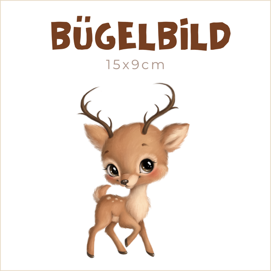 Bügelbild Reh | 15x9cm