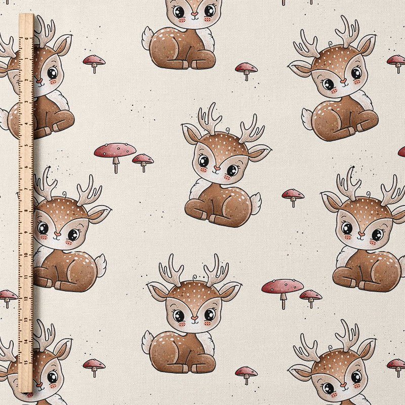 0.5m BIO French Terry Rehkitz Leo