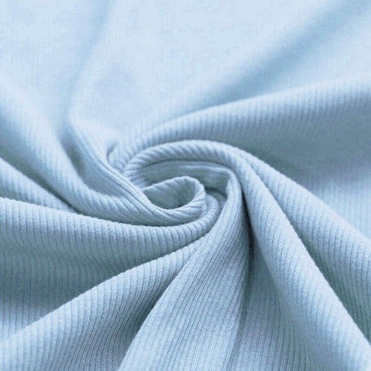 0.5m Ribjersey babyblau