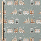 0.5m BIO French Terry Safari Train laurel