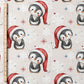 0.5m BIO French Terry Santa Pengiun *STOFFÜBERSICHT*