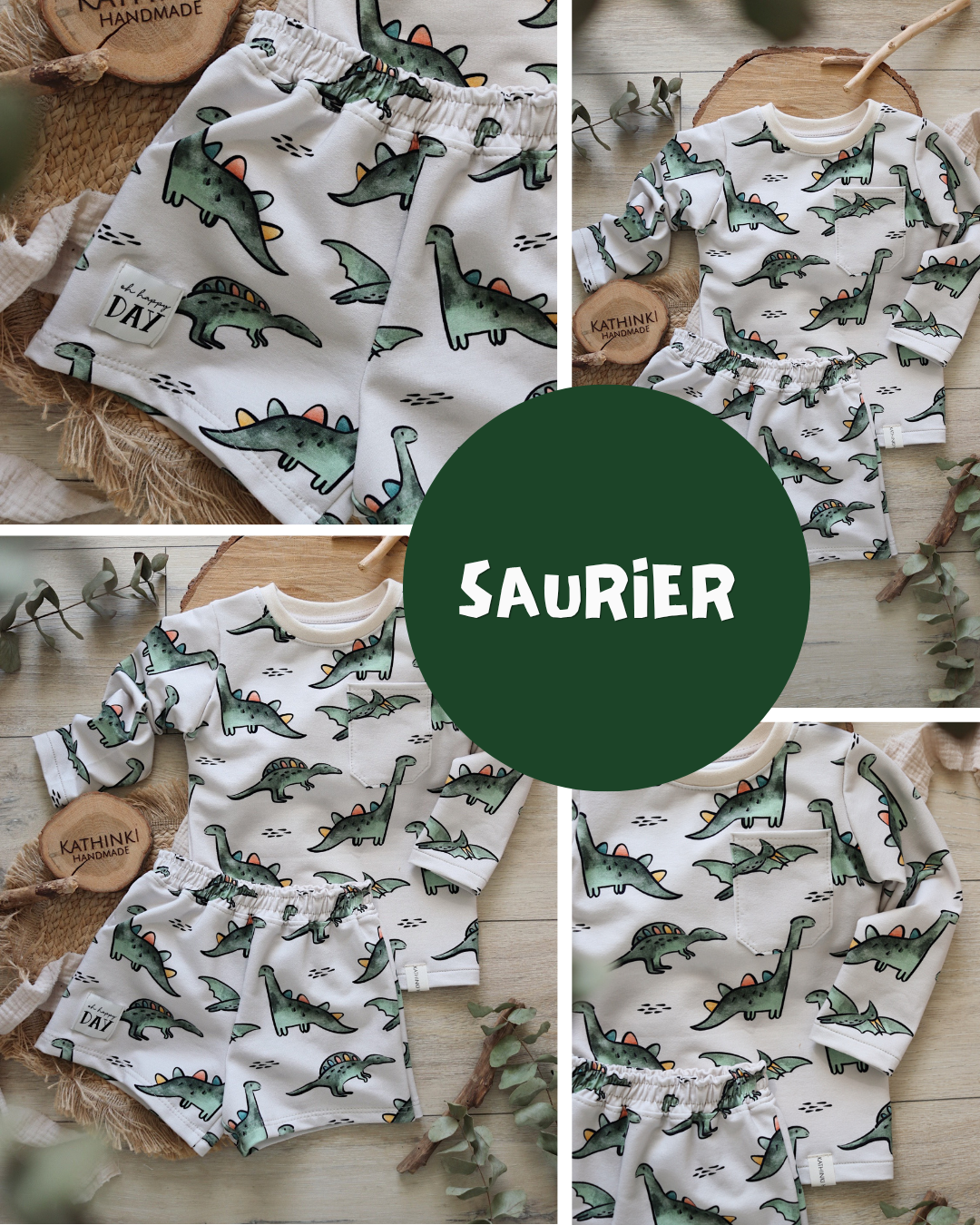 0.5m BIO French Terry Saurier