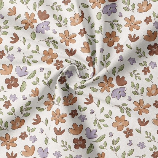 0.5m Biojersey Schmetterlings-Blümchen