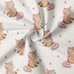 0.5m BIO French Terry Schmetterlings-Einhorn rosa