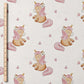 0.5m BIO French Terry Schmetterlings-Einhorn rosa