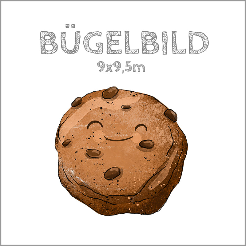 Bügelbild Schokokeks | 9x9,5cm – Nealina Bügelbild Schokokeks | 9x9,5cm – Nealina