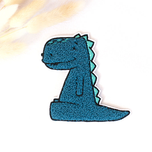 Chenille Patch: Scratchy Dino Roar | 10x10cm