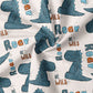 0.5m Biojersey Scratchy Dino Roar